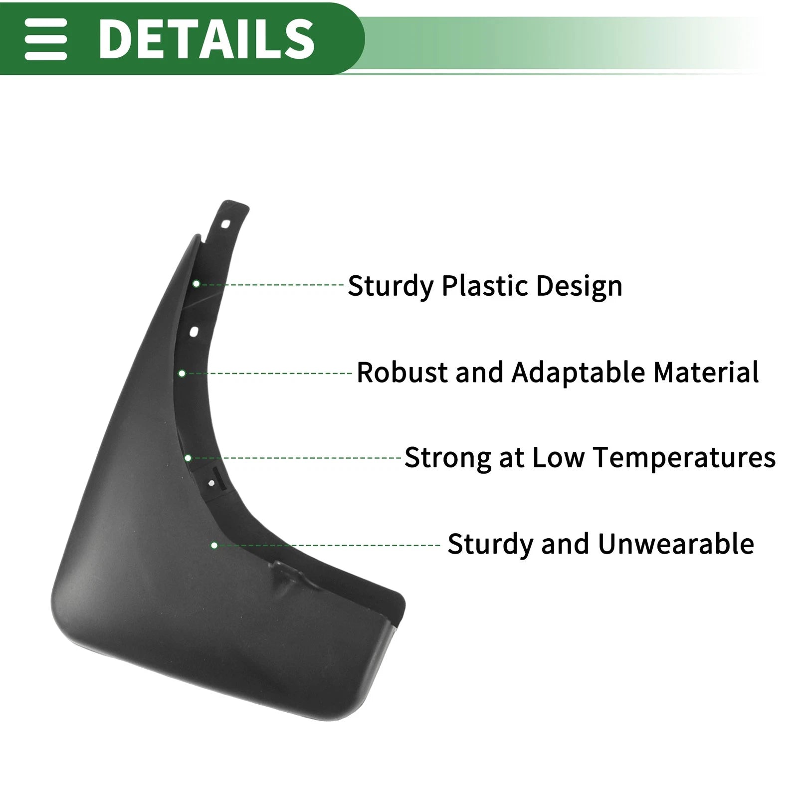Mud Flaps Splash Guards Set of 4 for Nissan X-Trail (1998)