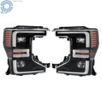 LED Headlight Assembly for Ford F250 F350 Super Duty (2020–2022) Left+Right