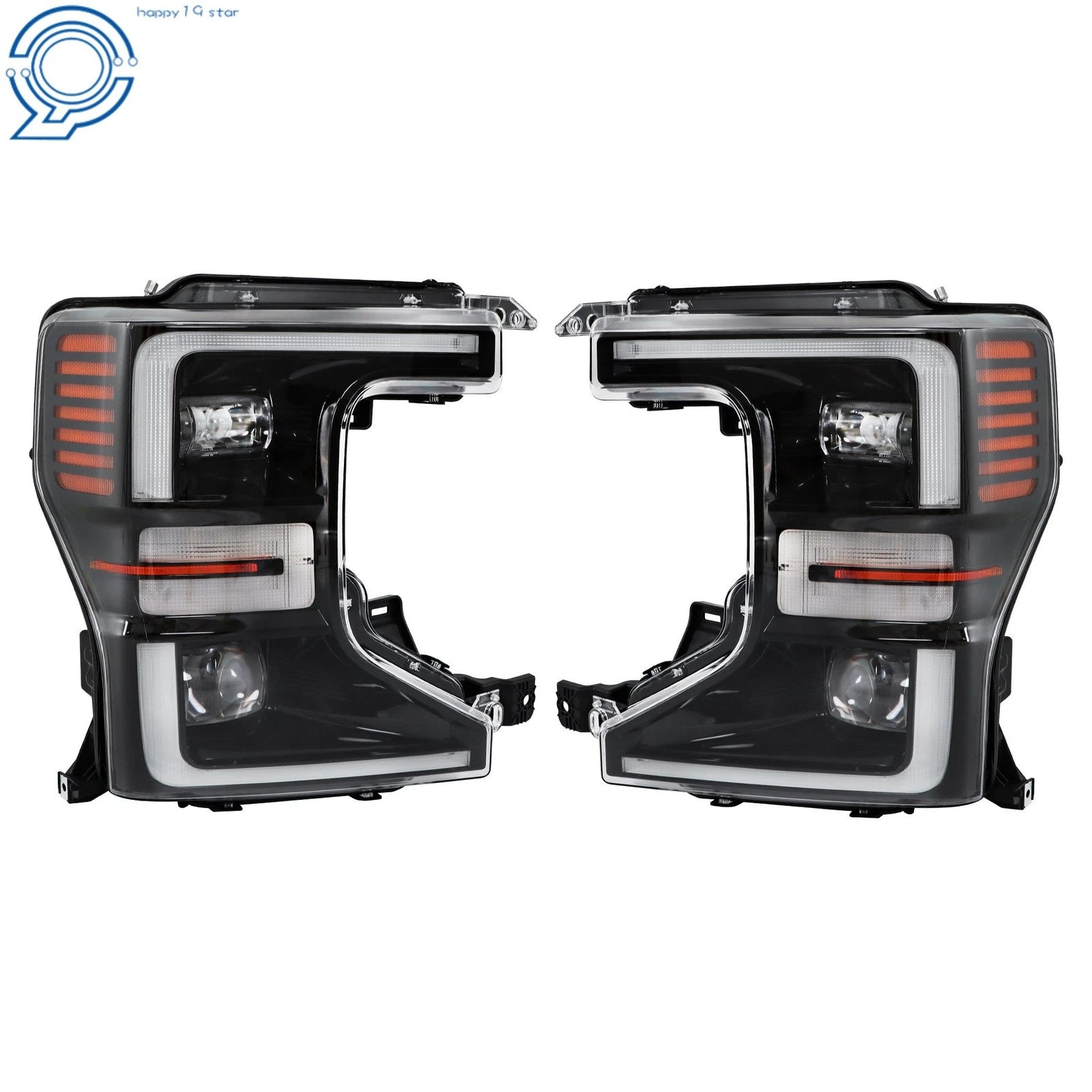 LED Headlight Assembly for Ford F250 F350 Super Duty (2020–2022) Left+Right