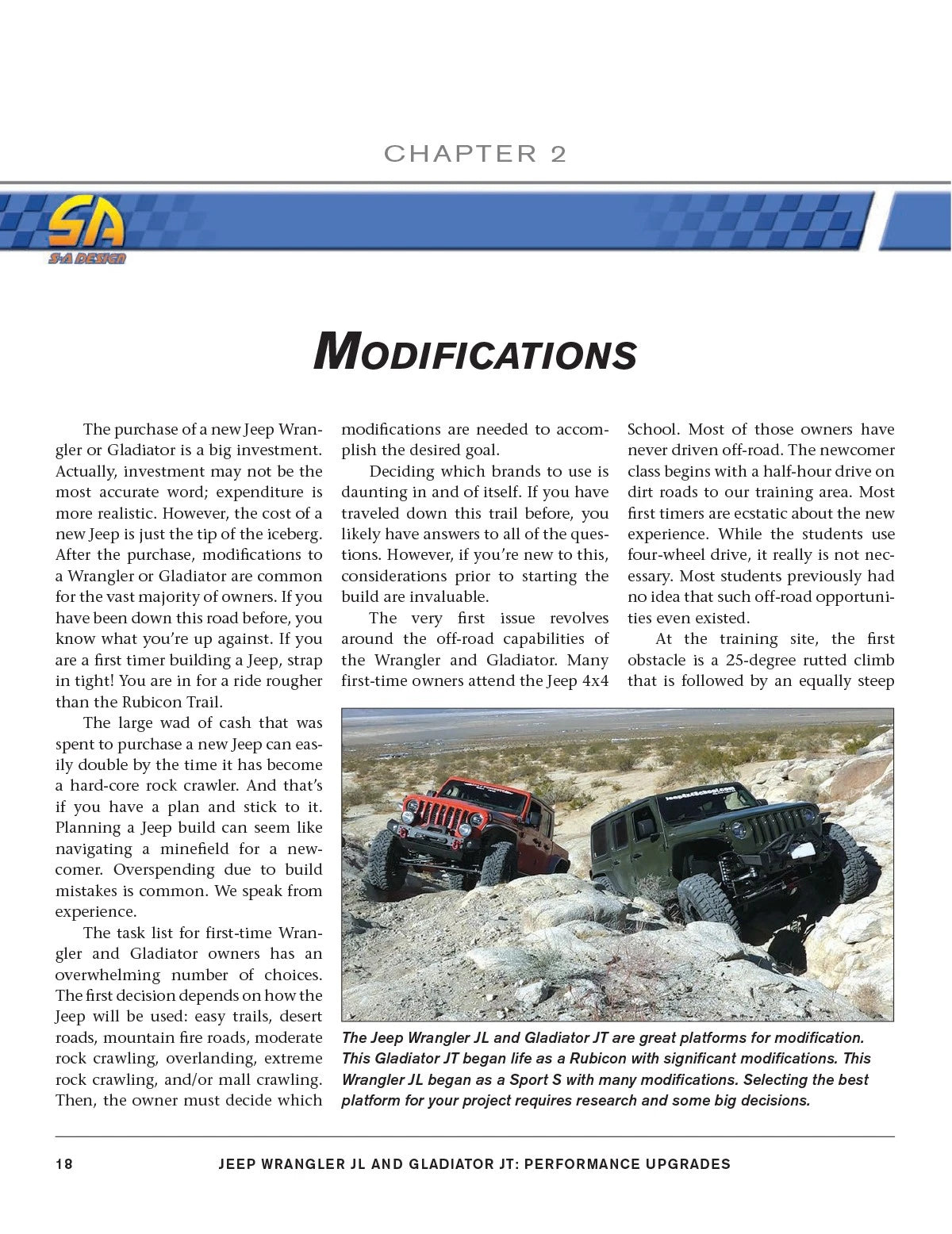 Performance Modifications Book for Jeep Wrangler JL & Gladiator JT (2018-2023)