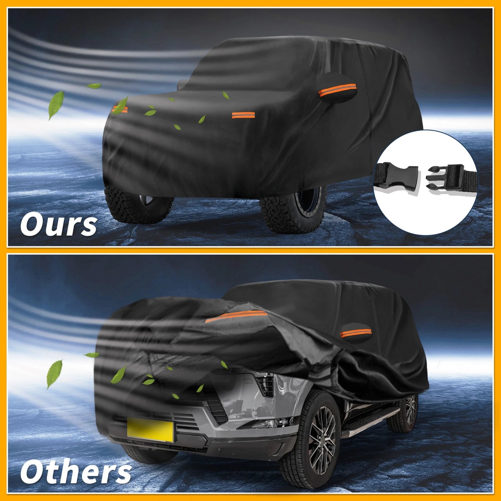 Car Cover Waterproof All Weather for Lexus GX (190T-PU)