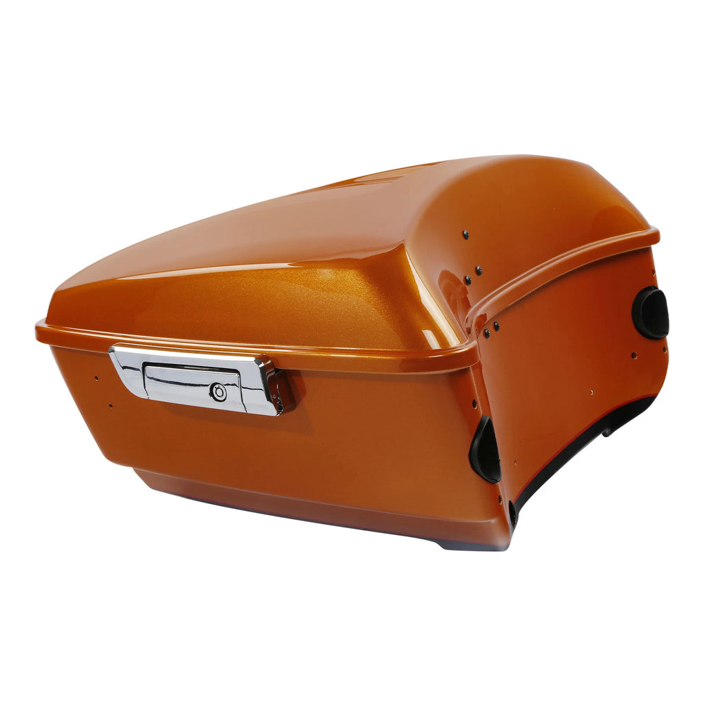 King Trunk for Harley Road Glide (2014–2025) Amber Whiskey/Vivid Black