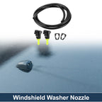 Windshield Washer Nozzle Set with Gasket for Dodge (No. 5303833AA)
