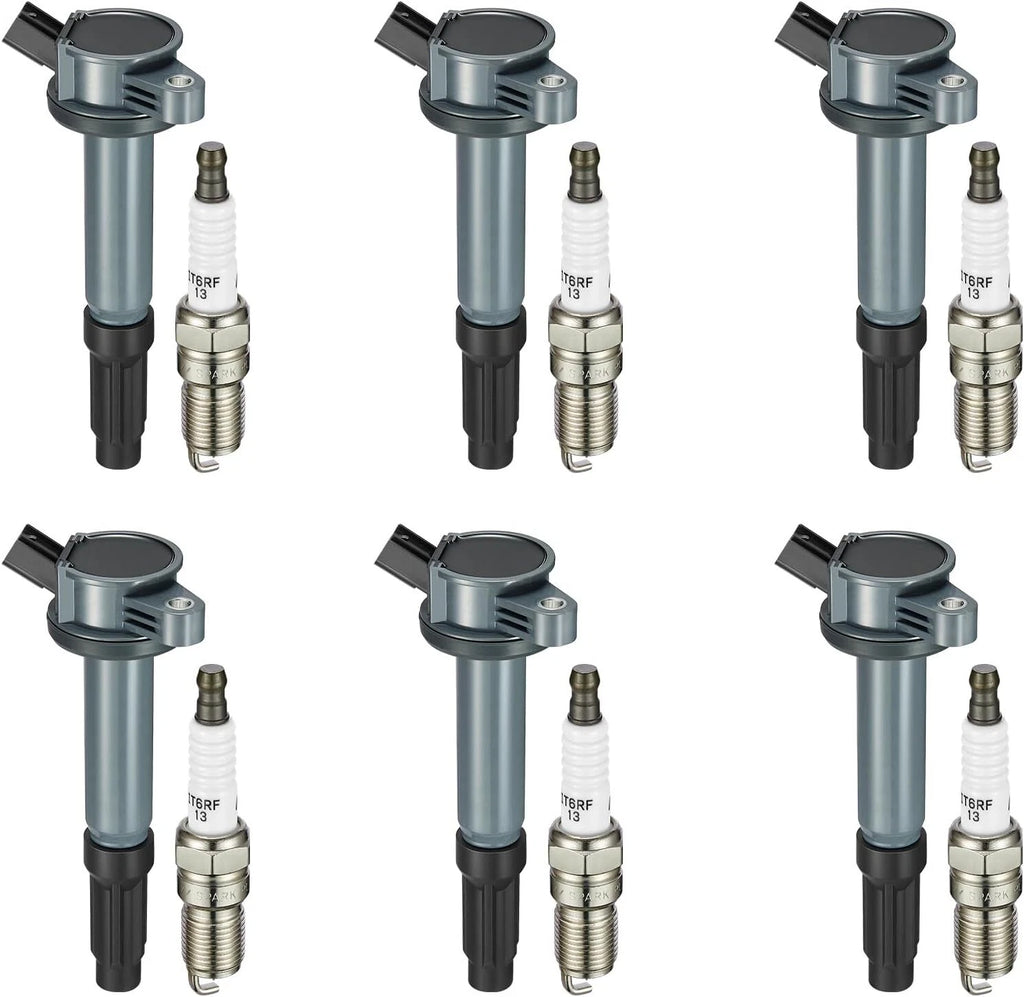 Ignition Coil & Spark Plug Set for Ford Fusion Escape (2006–2012)