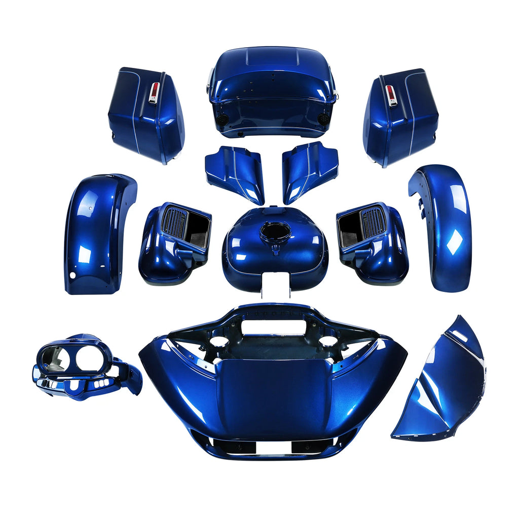 Fairings Bodywork Kit for Harley Road Glide Limited (2015–2024) Superior Blue