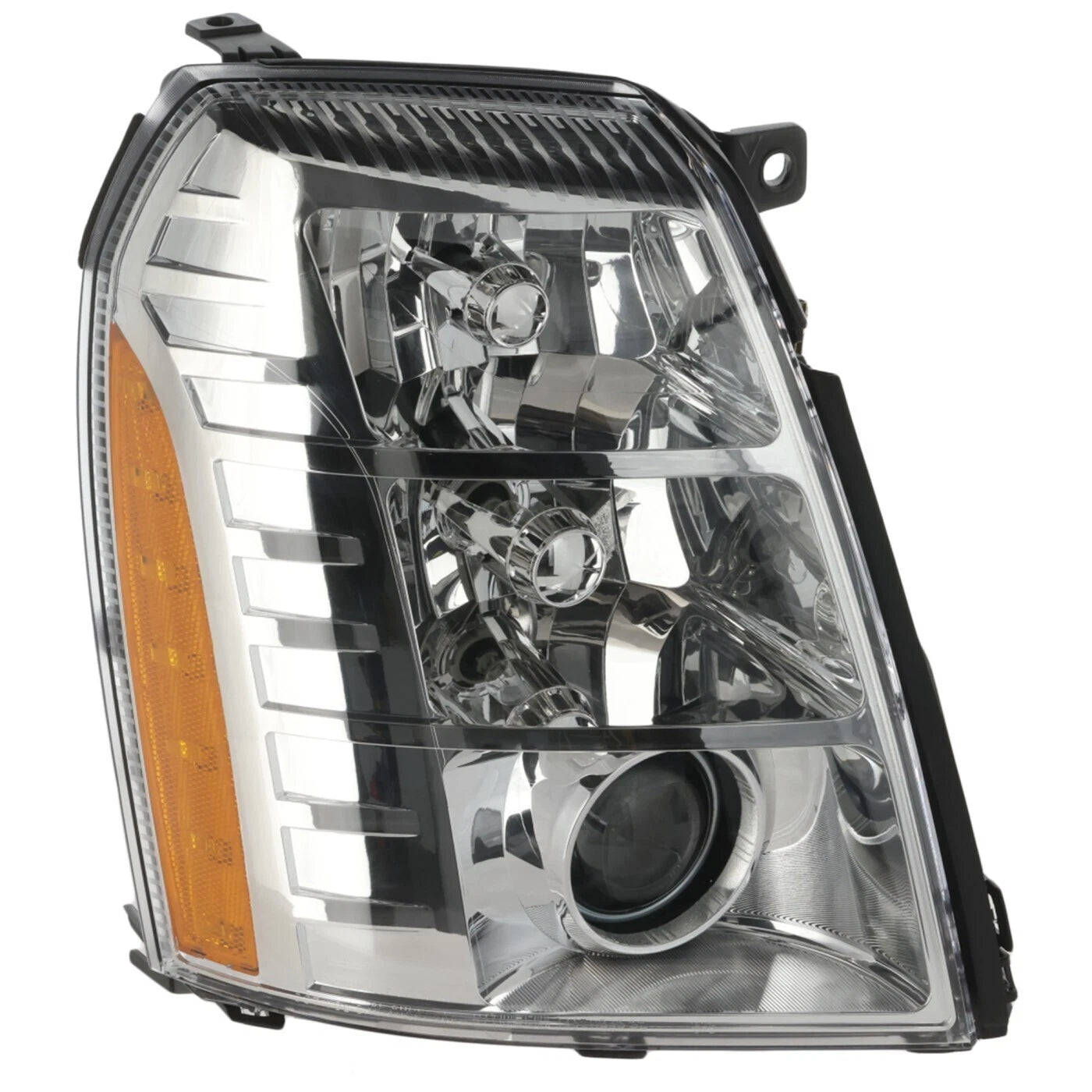 HID Headlight for Cadillac Escalade (2007–2014) Chrome, Passenger Side