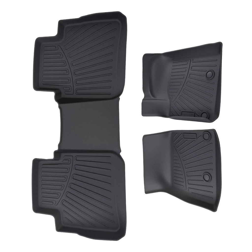 TPE Floor Mats Liner for Nissan Rogue (2021–2025) Black Waterproof