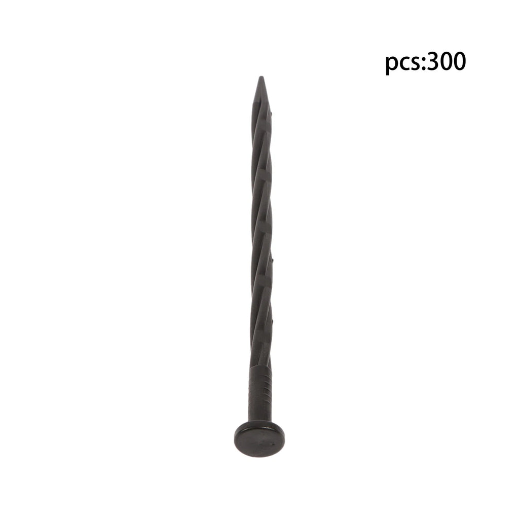 Set of 300 Spiral Pointed Garden Stakes for Landscape Edging