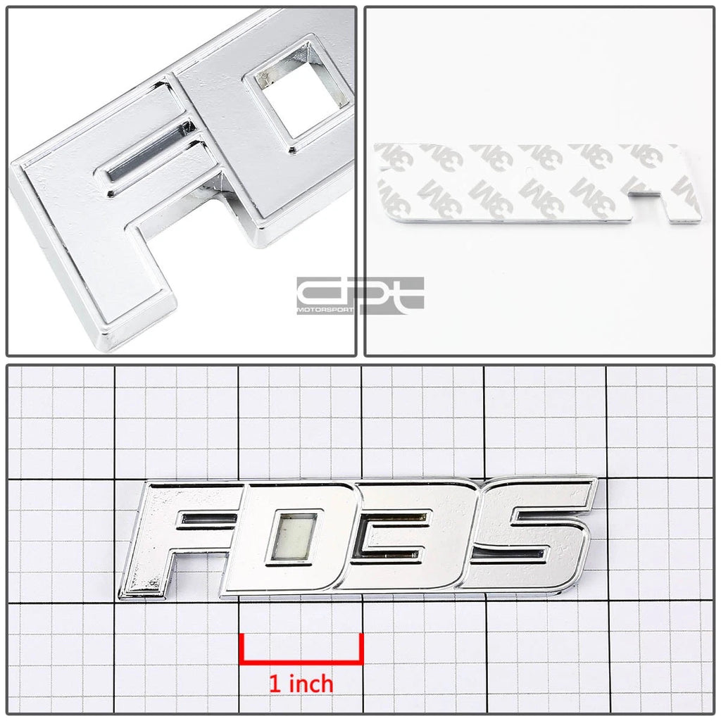 Chrome Bumper Trunk Grill Emblem Badge for Mazda RX-7 FD3S (1993–1997)