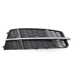 Right Front Bumper Lower Grille for Audi A6 C7 (2014-2018) Black Chrome