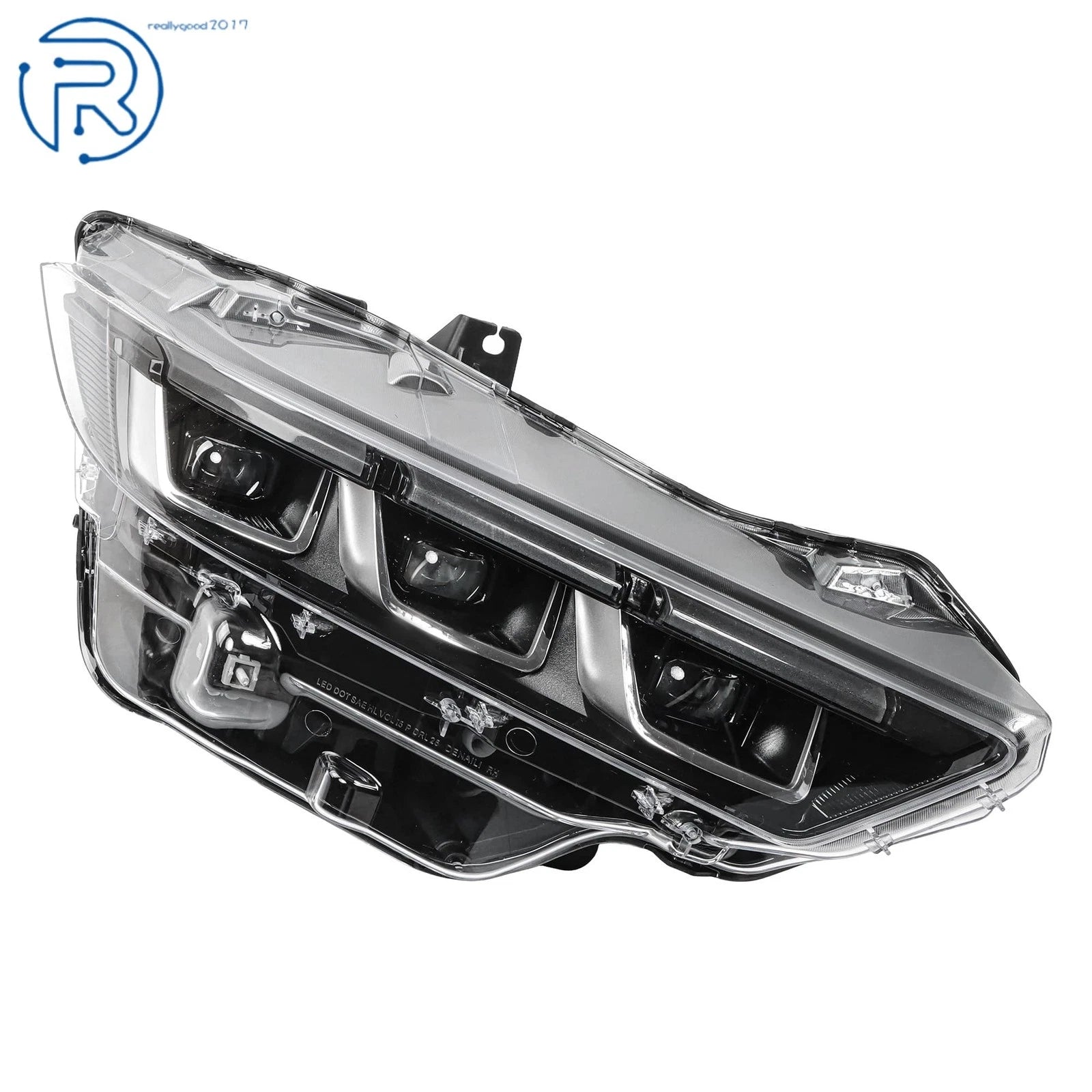 Passenger Side Headlight for Ford Mustang (2024–2026) 13-Pin Chrome Full LED
