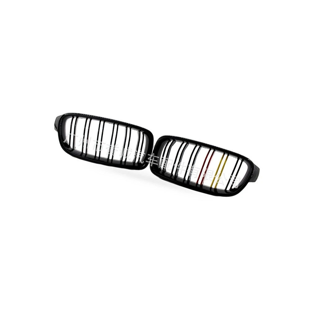 Gloss Black Double Line Grille for BMW 3 Series F30 F35 (2012–2019)