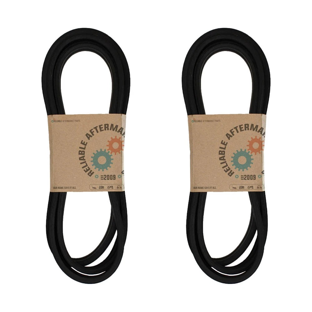 Set of 2 Mower Deck Belts for Kubota (Replaces K5763-34710, K5763-34710-A)