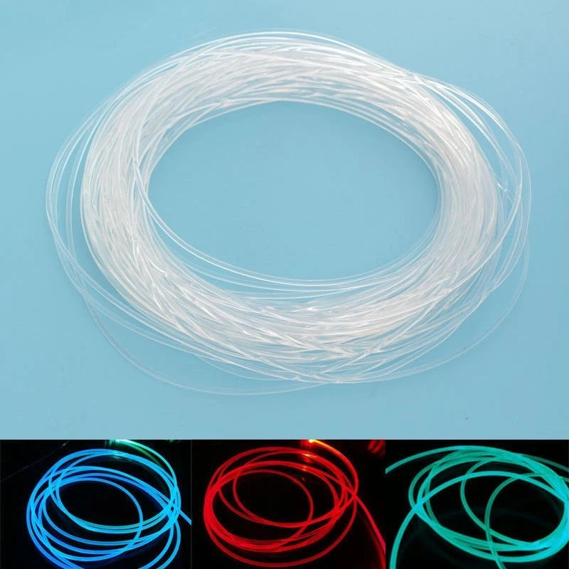 1.5/2/3/4mm LED Fiber Optic Cable for Car Home Lighting Decor