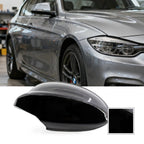 Side Mirror Cover for BMW 3 Series E90 E91 (2006–2008) Gloss Black Left