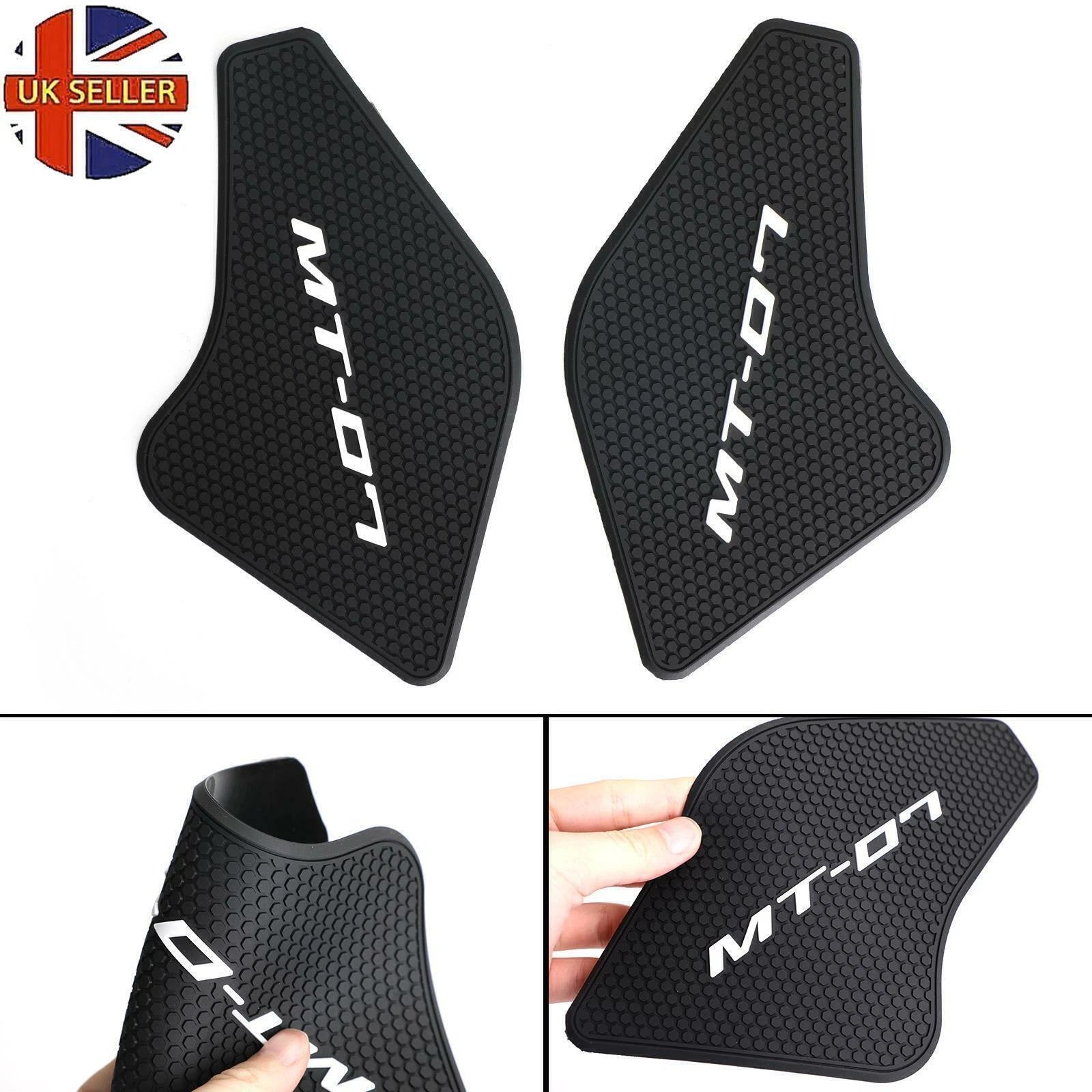 2X Kide Tank Traction Grip Pads for Yamaha MT07 (2021–2022) T9