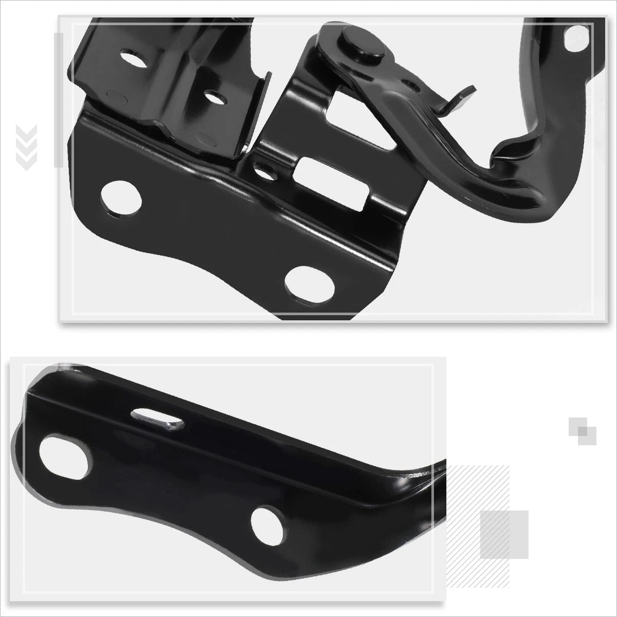 Fog Light Cover for Volvo XC60 (2018–2021) Chrome/Black
