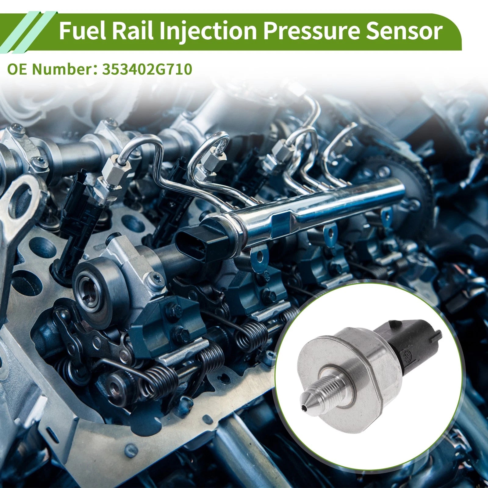 Fuel Injection Pressure Sensor for Hyundai Sonata (2011–2019) 353402G710