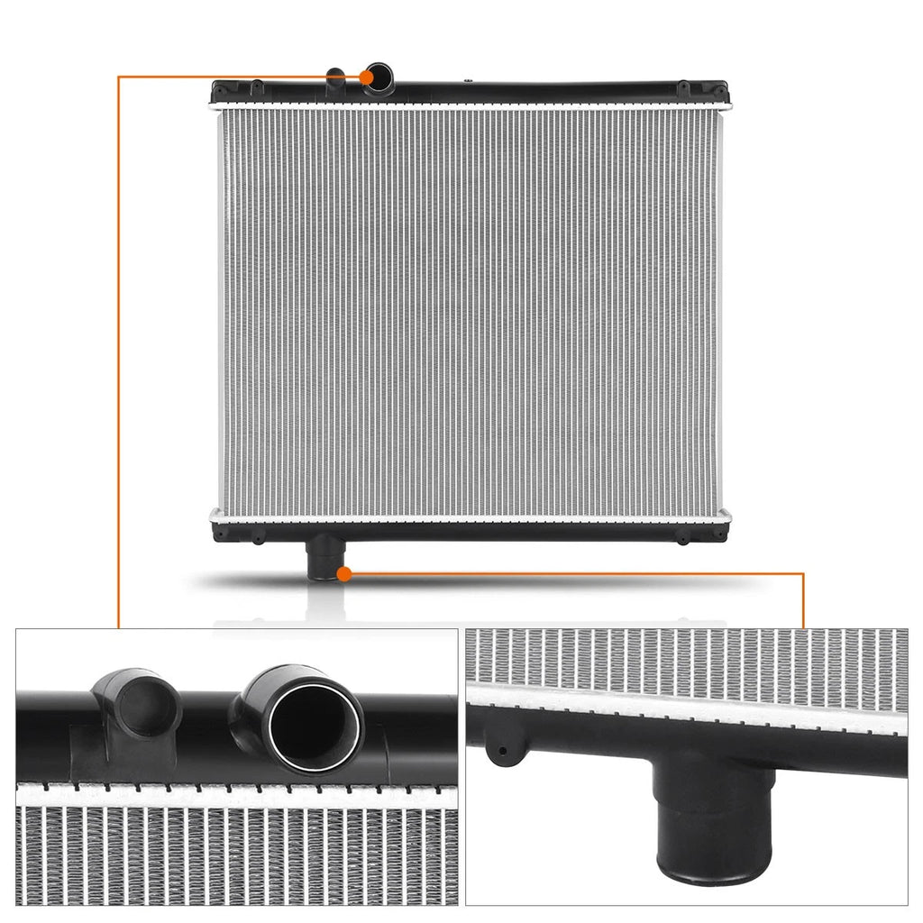 2-Row Aluminum Cooling Radiator for Mack RB/DM/CV/CH/RD/CS200P (1987–2008)