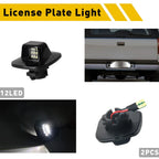 2pc Bright LED License Plate Light for Chevy C/K 1500 2500 3500 (1988–2000)