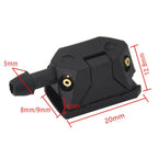 Front Windscreen Wiper Arm Washer Nozzle Jets for Universal Cars