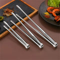 Stainless Steel Tongs for Grilling and Cooking (Universal Fit)