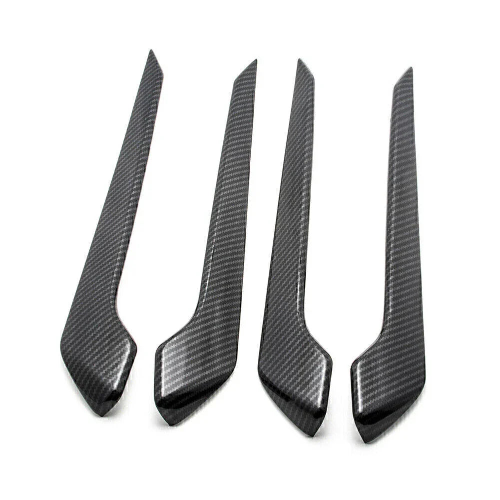 Inner Door Panel Armrest Cover Trim for Toyota RAV4 (2019-2022) Carbon Fiber