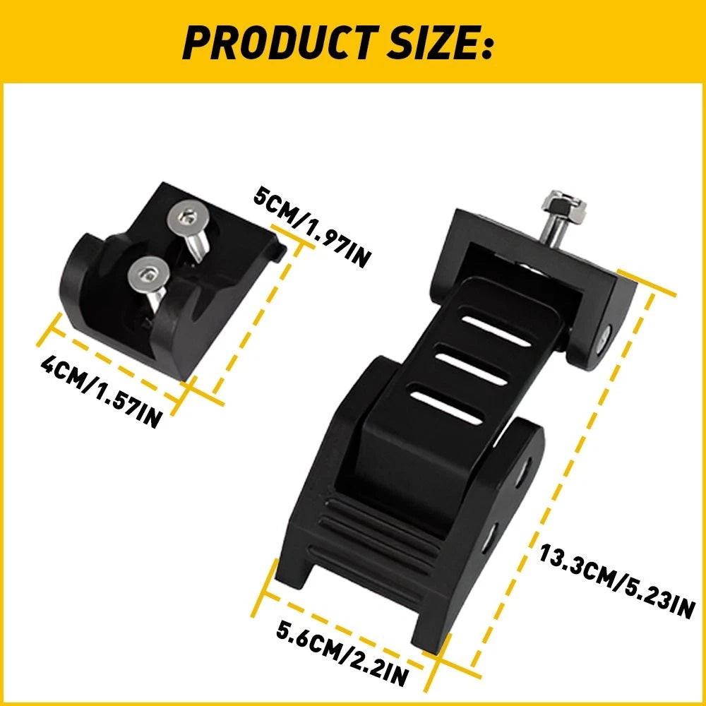 Hood Latches Lock Catch Kit for Jeep Wrangler JK (2007–2018)