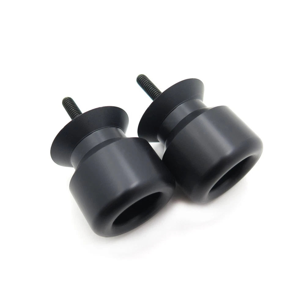 Black Swingarm Spools 6mm for Yamaha FZ-1 FZ6 FZ8 FZS1000 FZS600 R1 (2006–2016)