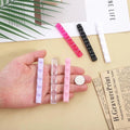 Nail Art Brush Holder 6 Slot Organizer Rack for Beauty Tools 8cm