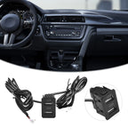 USB Socket for Most Cars (3.42.2cm, 4pin+6pin)
