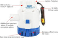 12V 3000GPH Electric Bilge Pump for Boat Marine