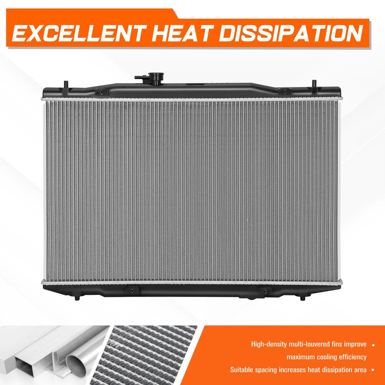 Full Aluminum Core Cooling Radiator for Acura RDX (2019–2024) DPI-13766