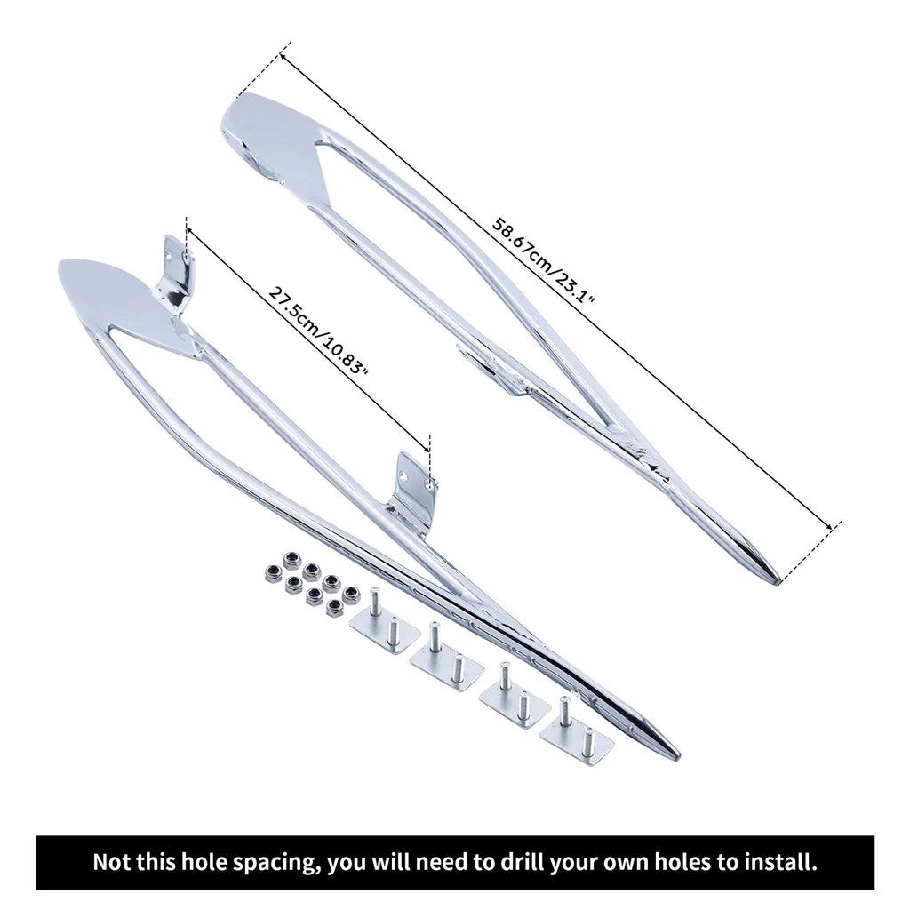 Saddlebag Trim Guard Rail for Indian Chieftain, Dark Horse (2014–2018)