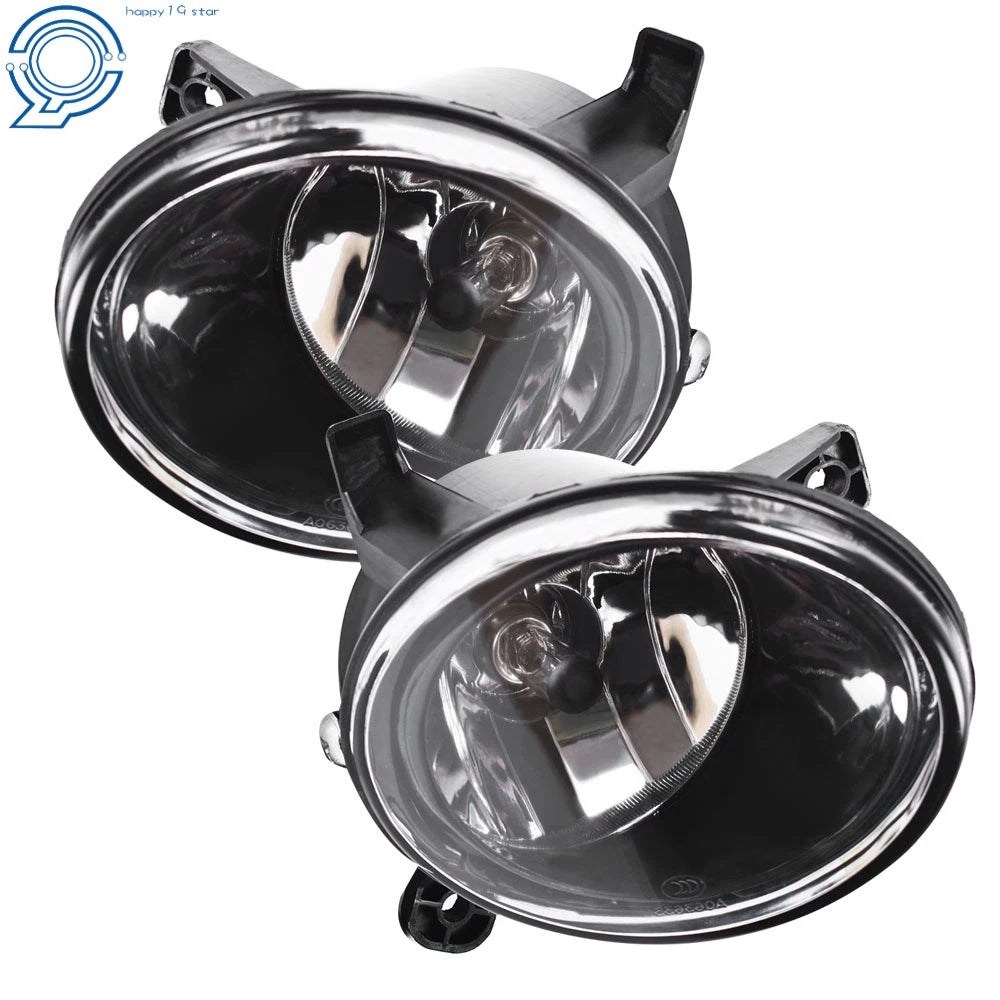 Set of 2 Front Bumper Fog Light Assemblies for Audi A4 S4 B8 (2009-2012)