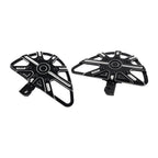 2X Rear Passenger Footrest Floorboard Black Aluminum for Harley Touring Softail (2014–2023)