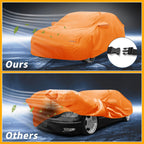 Waterproof Car Cover for Lexus LS (210D-PU, All Weather, Orange)