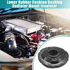 2X Lower Rubber Cushion Bushing Radiator Mount Insulator for Mazda 6 (2003–2013)