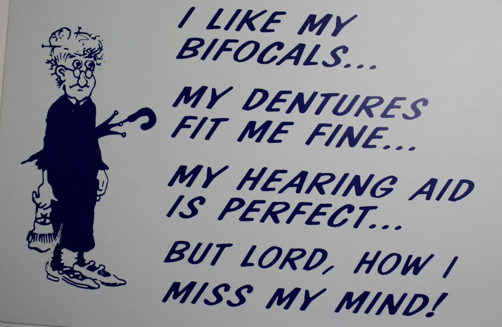 I Like My Bifocals Hearing Sign for Man Cave