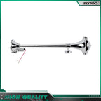 Chrome Train Air Horn Kit for Semi Boat (27" Long)