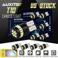 10Pcs LED Interior Dome License Plate Light Bulb for Various Vehicles (YYYY–YYYY)