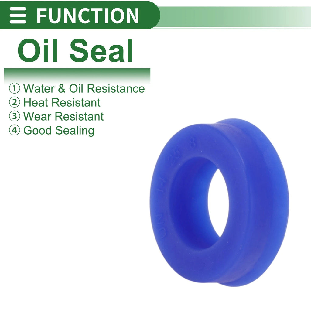 Set of 10 Oil Seal Rotary Shaft Seal 14x25x8mm High Pressure TPU