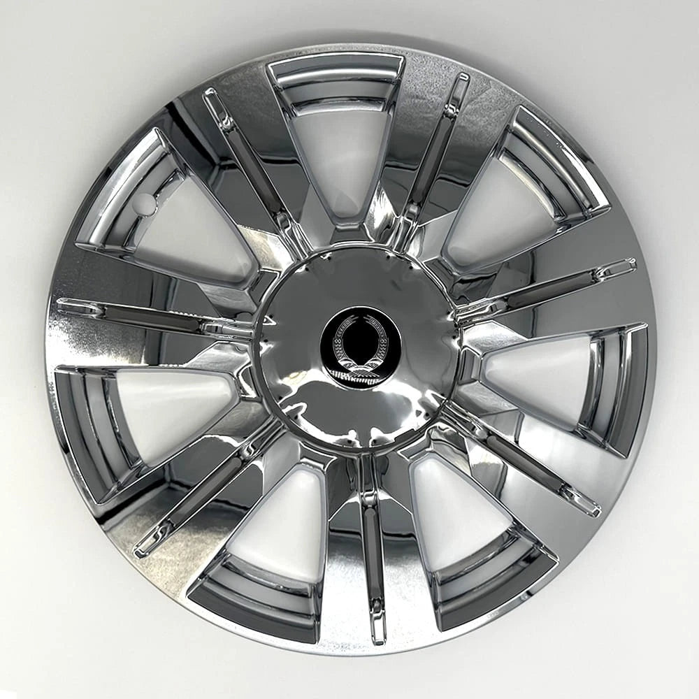 Wheel Skins Hub Caps Chrome Set for Cadillac CTS (2010–2016)