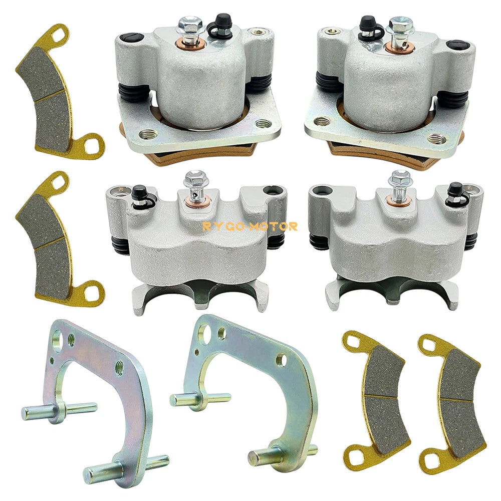 Set of 4 Brake Calipers with Pads for Polaris Ranger Crew 570-4 (2016–2022)