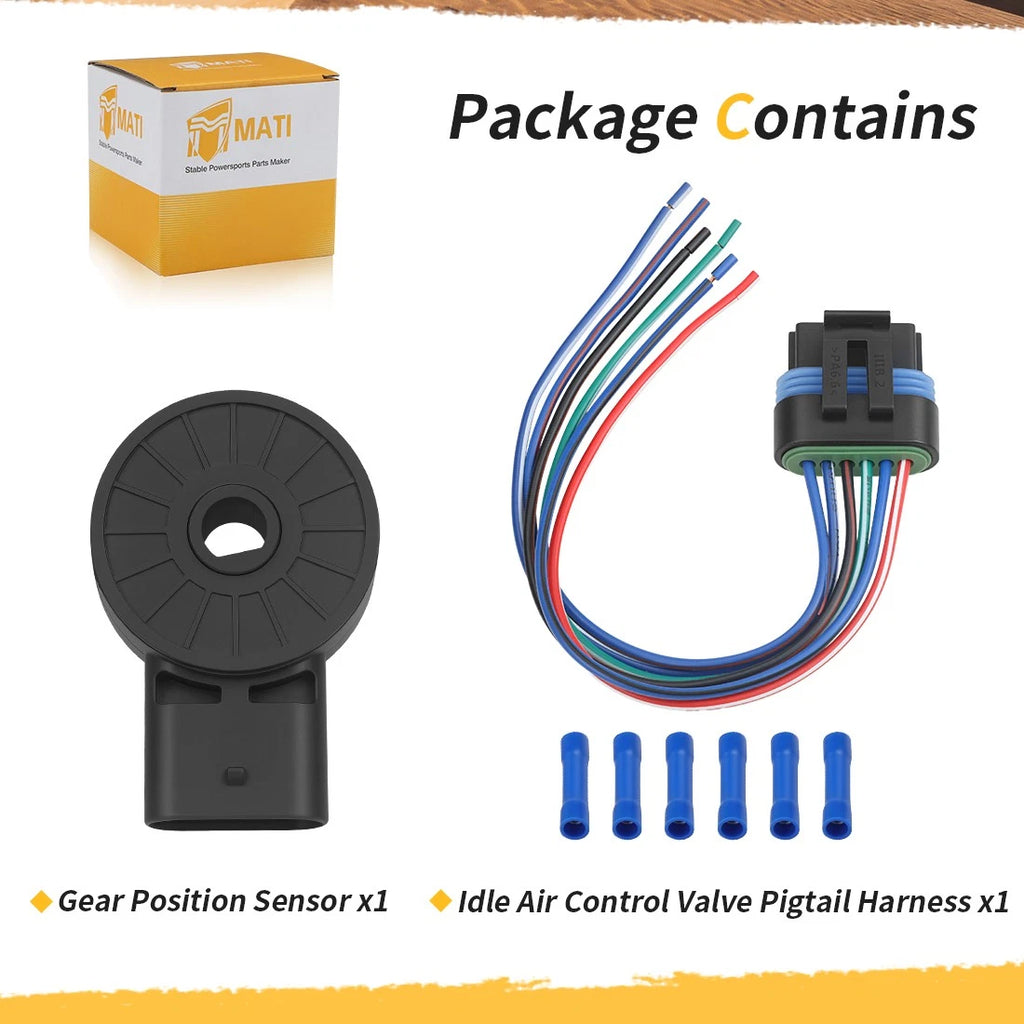 Gear Position Sensor with Pigtail Harness for Polaris ATP 330 500 (2004–2006) 3236115 3233835