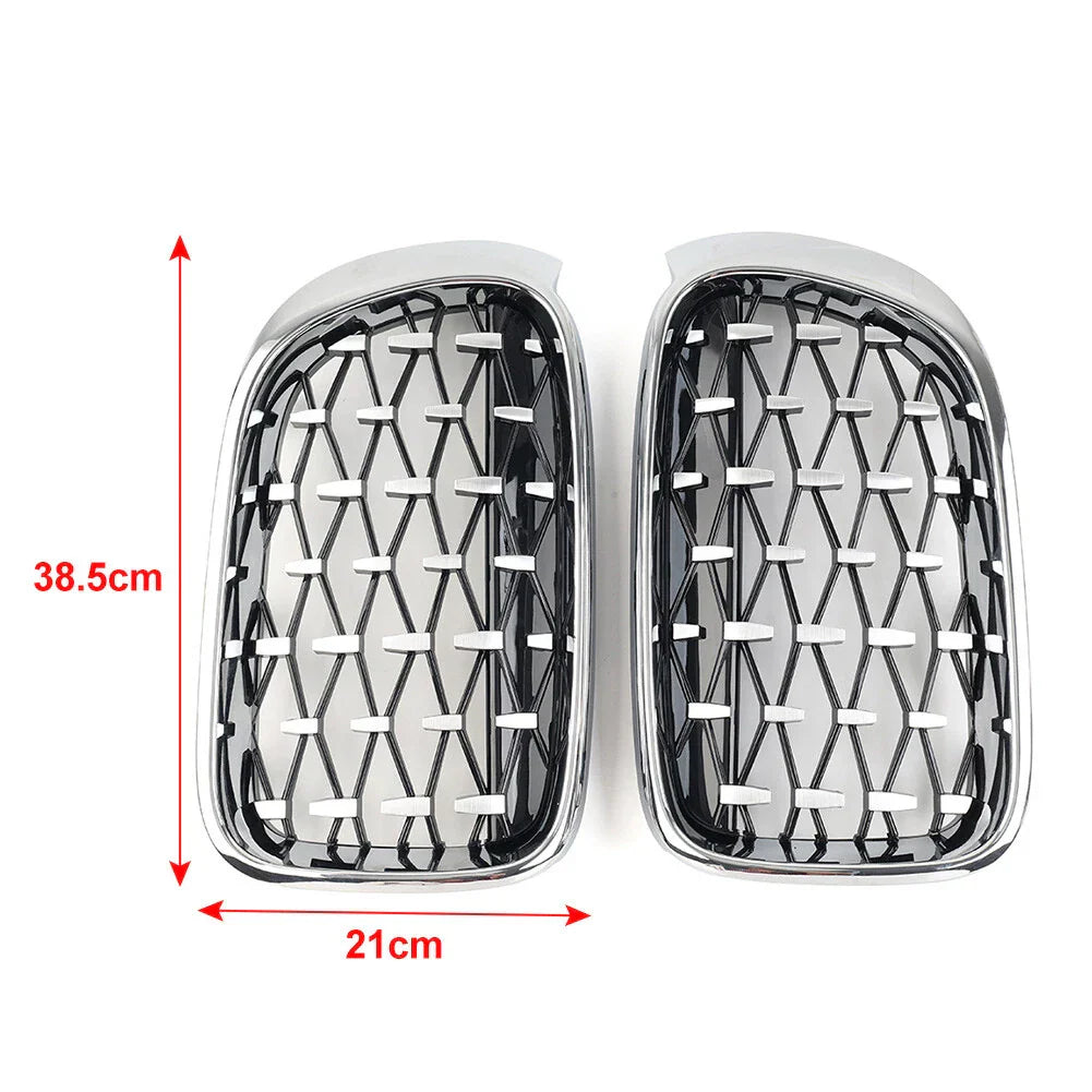 Front Bumper Kidney Grille for BMW X3 F25, X4 F26 (2014-2017)