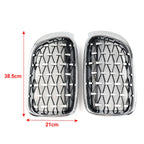 Front Bumper Kidney Grille for BMW X3 F25, X4 F26 (2014-2017)