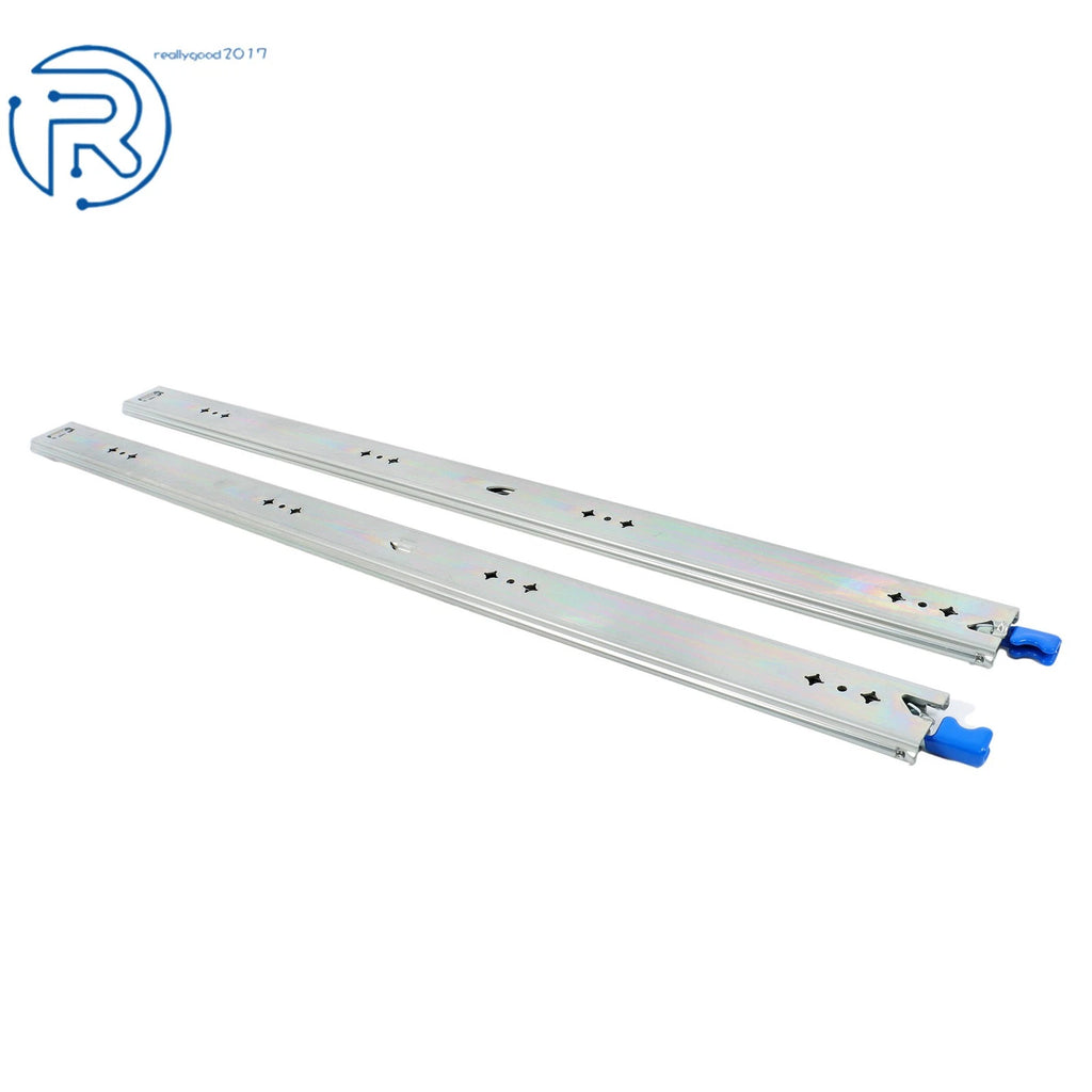 1 Pair Heavy Duty Drawer Slides for Universal Applications (34 Inch)