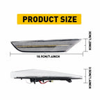 Set of 2 LED Front Bumper Side Marker Lights for Infiniti G35 (2003–2006)