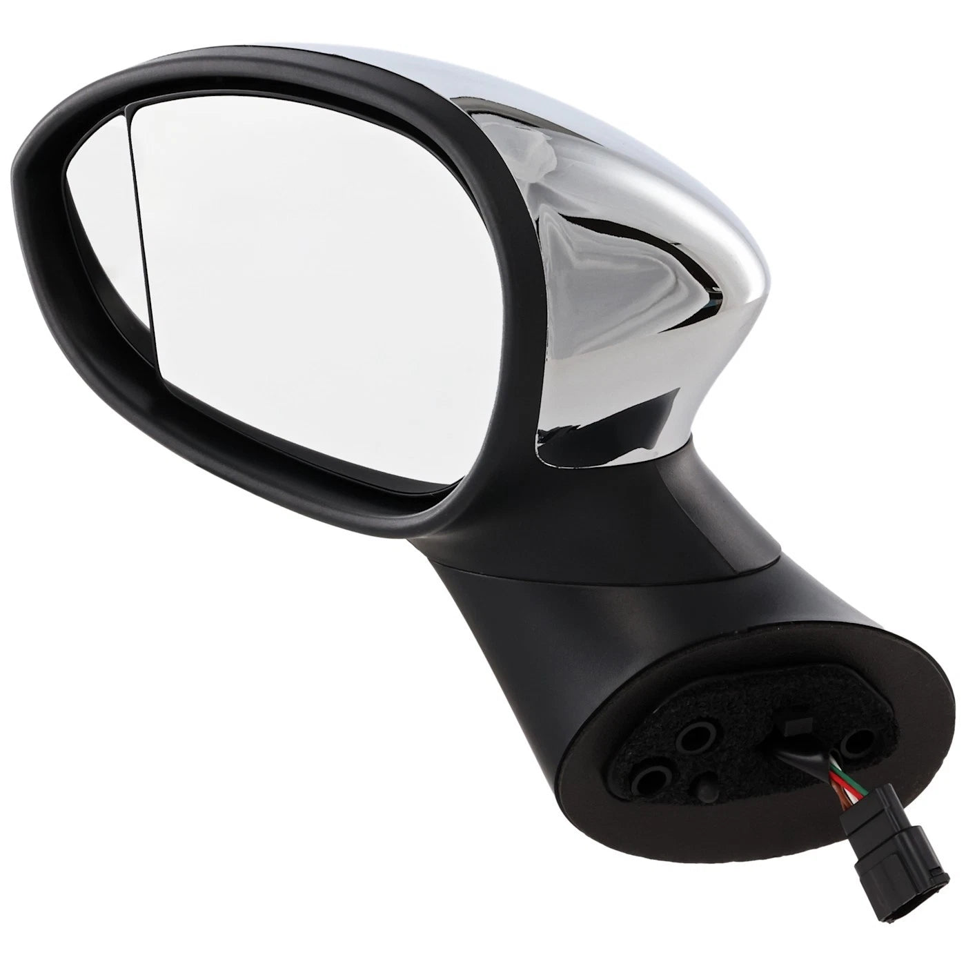 Driver Side Power Heated Chrome Mirror for Fiat 500 (2012–2018)